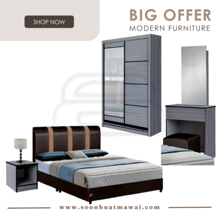 GY WS462W (CP) BRS BEDROOM SET