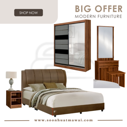 GY 5368 MIRROR BRS BEDROM SET