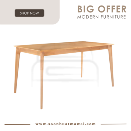 ALICE FJ 1580T DINING TABLE (MODA)