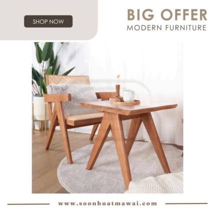 VELENTINA ACCENT CHAIR, END TABLE