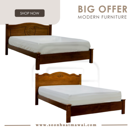 DB 571324(KD)(OAK), DB 2118-9(OAK) WOODEN BED