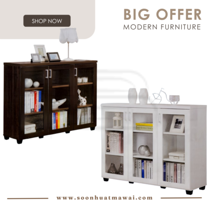 ED 4884(WENGE), ED 4884(WHITE) DISPLAY CABINET