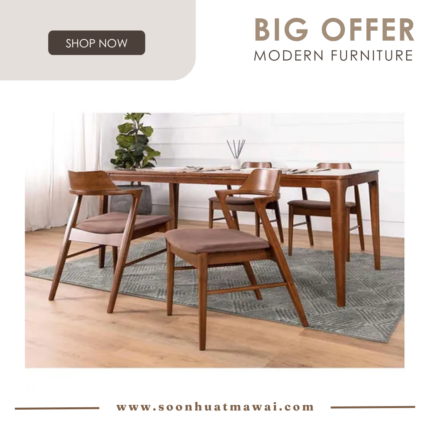 JACOB DINING TABLE, SOREN CHAIR