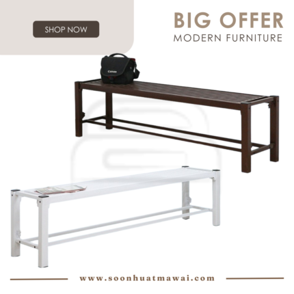 BC 1813(5')(METAL) BENCH CHAIR