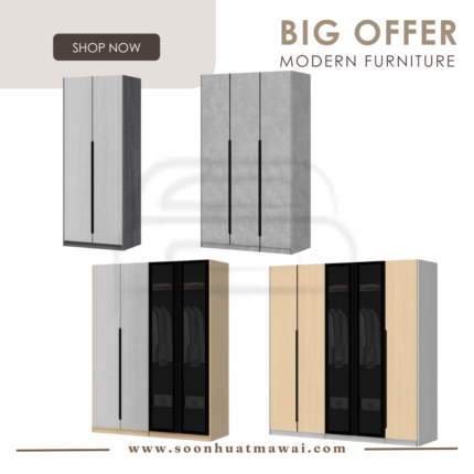 LJ 2200X+U, LJ 2300S, LJ 2400 L+U, LJ 2500 U+L WARDROBE