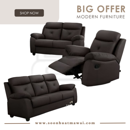 JJ 8862, JJ 8864 RECLINER+2SEATER+3SEATER SOFA SET