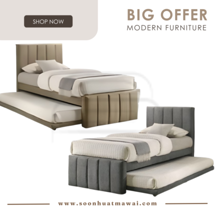 JJ 1193-GY, JJ 1193-BR SINGLE BED
