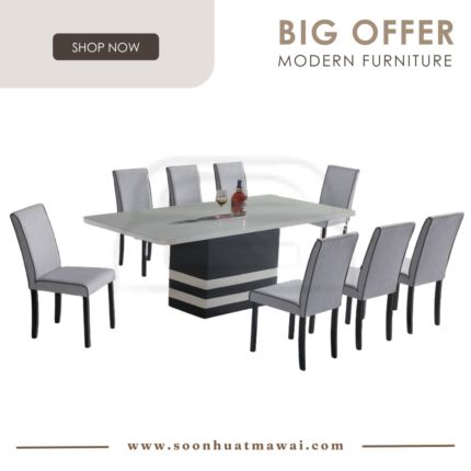 TL7017P+9018 + CH8241, H8439 DINING SET 1+8