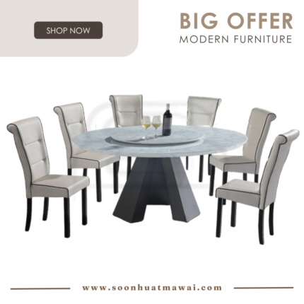 IMPREZA+1500 + H2036, H2035 DINING SET 1+6