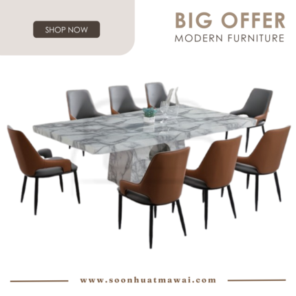 1121 T&L + 237 TC DINING SET 1+8