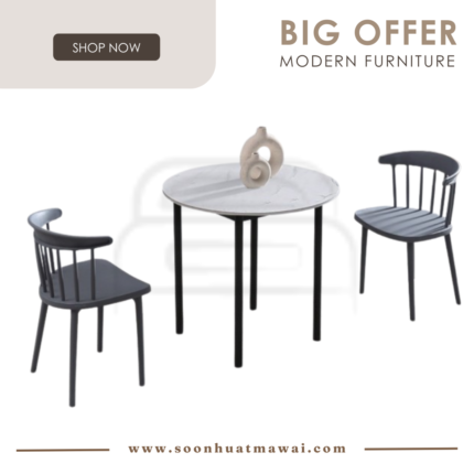 568 (ROUND) + 836 DINING SET 1+2