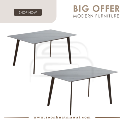 8014SS + CRM8014 / CRM8015 DINING TABLE