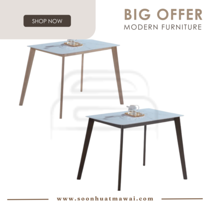 6012SS-A / 6012SS-B + CRM6012 DINING TABLE