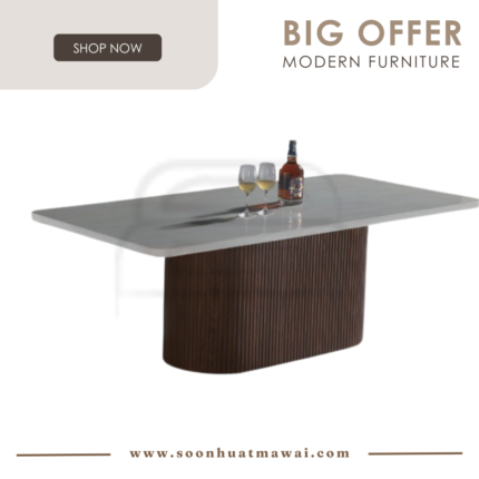 TL5101W + 9018 DINING TABLE