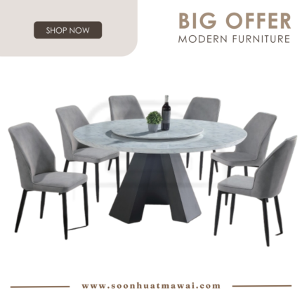 IMPREZA+1500 + C-202 STAR DINING SET 1+6