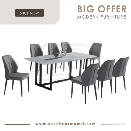 GREENGO+CRM9018 + 239 ZQ DINING SET 1+8