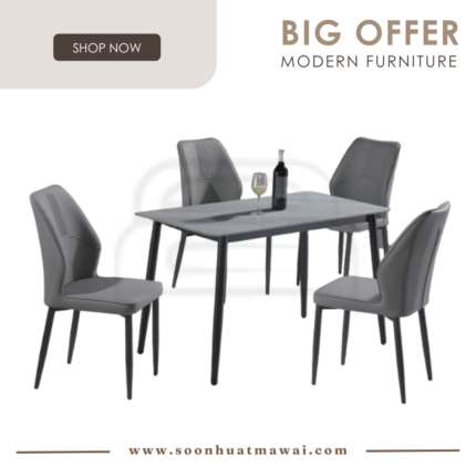 G612+CRM6012 + 241 ZQ DINING SET 1+4