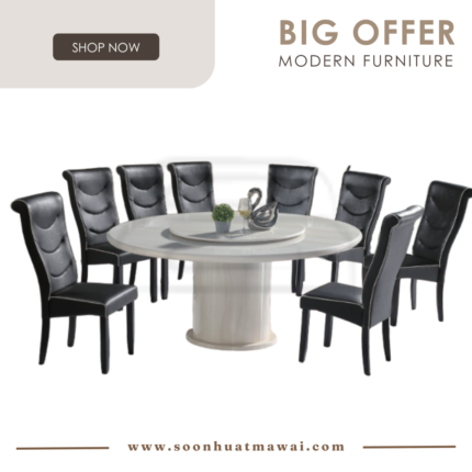 1500 T&L + H2035 DINING SET 1+8