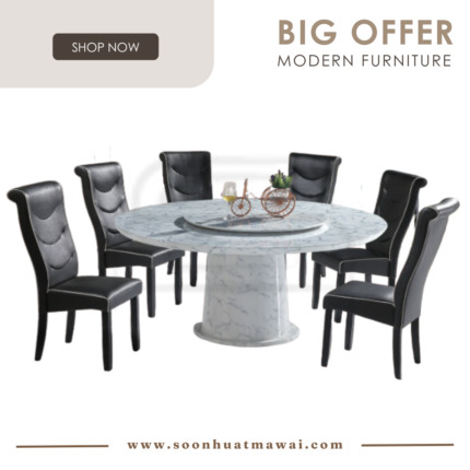 1350 T&L + H2035 DINING SET 1+6