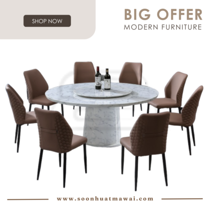 1500 T&L + 254 ZQ DINING SET 1+8