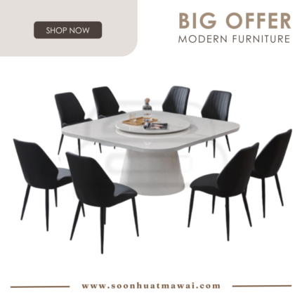 5959 T&L + 257 ZQ DINING SET 1+8