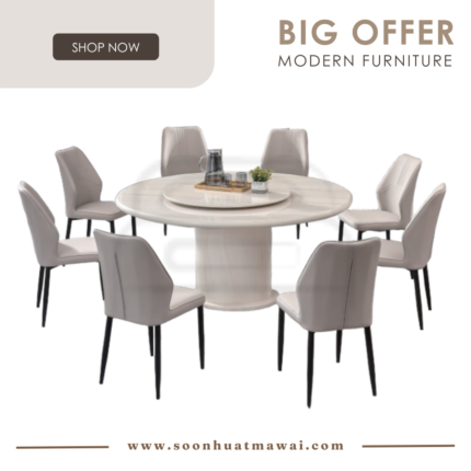 1500 T&L + 242 ZQ DINING SET 1+8