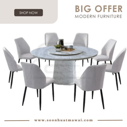 1500 T&L + 264 ZQ DINING SET 1+8