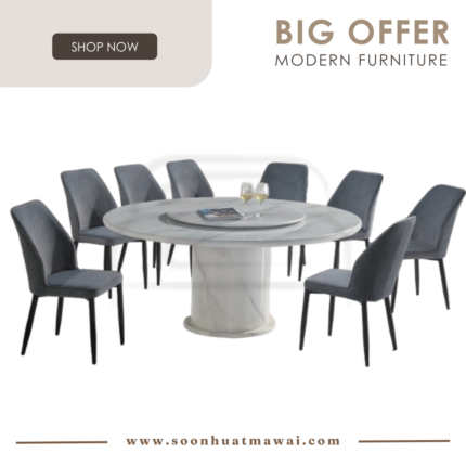 1500 T&L + 263 ZQ DINING SET 1+8