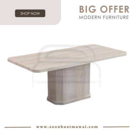 9015, 9018, 1020 T&L (504) MARBLE DINING TABLE