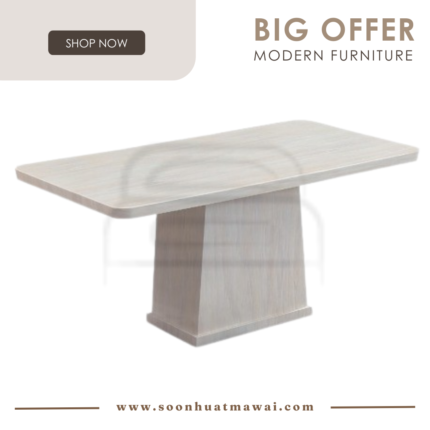 8516 T&L (1060-1) MARBLE DINING TABLE