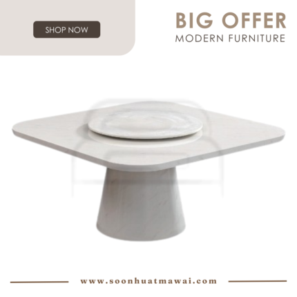 5959 T&L (62093) MARBLE DINING TABLE