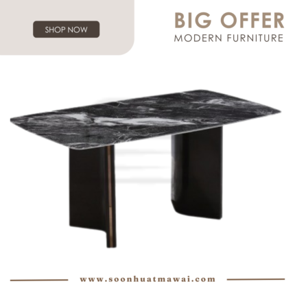 DT216+8014 (7222), (7223) MARBLE DINING TABLE