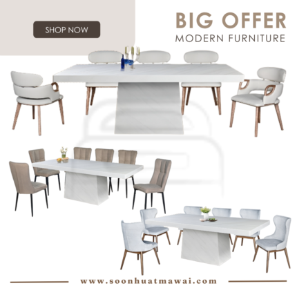 M2147 + C291 / J-C8-8 / MJ154 DINING SET 1+8