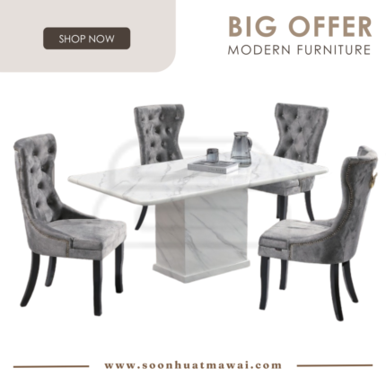 8014 T&L + S81611 DINING SET 1+4