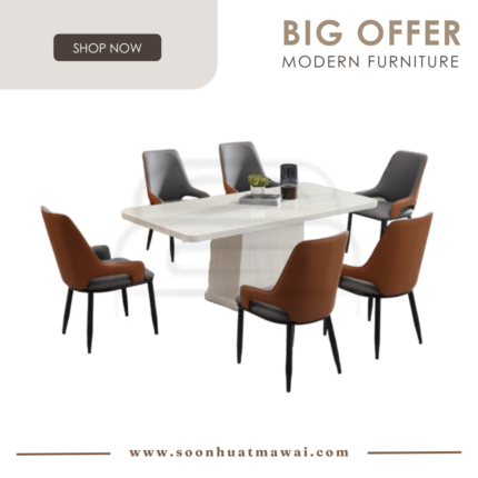 8516 T&L + 237 TC DINING SET 1+6