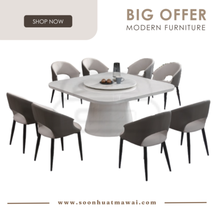 5959 T&L + 245 ZQ DINING SET 1+8