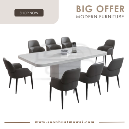 1121 T&L + 246 ZQ DINING SET 1+8