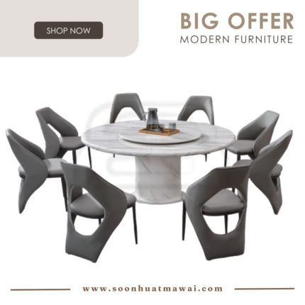 1500 T&L + 243 ZQ DINING SET 1+8