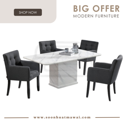 8014 T&L + S815 DINING SET 1+4