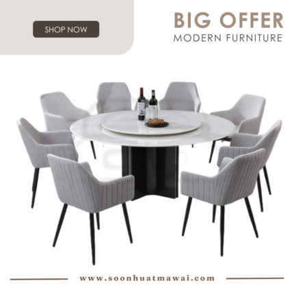 DT236+1500 + 236 SF DINING SET 1+8