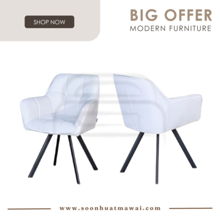 YTC-091 (SAND)(FABRIC) DINING CHAIR (M&N)