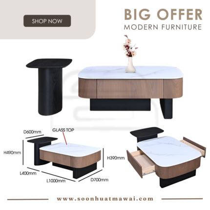 C2506 (2 IN 1) COFFEE TABLE (M&N)
