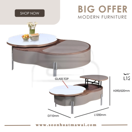 CT-398 COFFEE TABLE (M&N)
