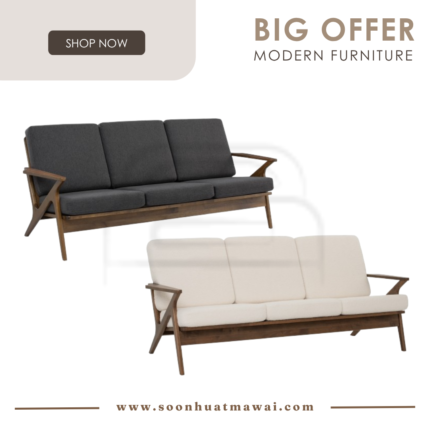 ASTON 3 SEATER SOFA 109/113/6516 / 109/113/3665 (HINLIM)