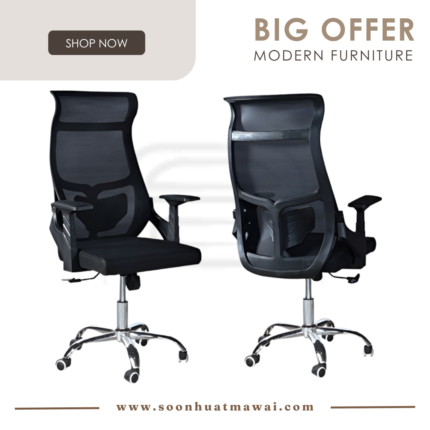 802 (BLK) OFFICE TABLE (M&N)