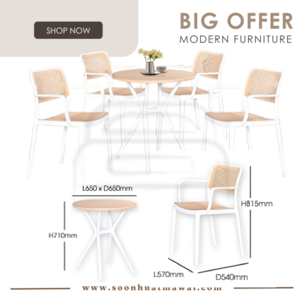 DA649-T, DA649-C 1+4 GARDEN SET (M&N)