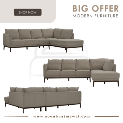 ARNAGE 5 SEATER L SHAPE SOFA 109/6184 (HINLIM)