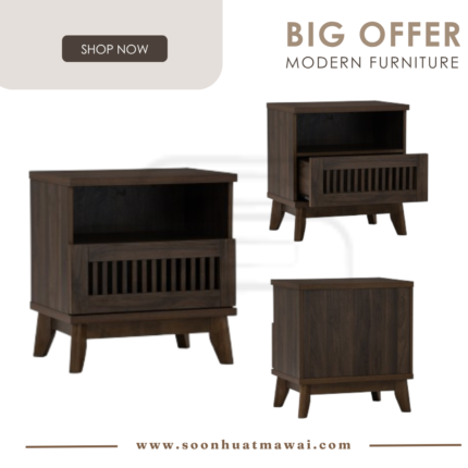 OLAINE 1 DRAWER SIDE TABLE 109/170 (HINLIM)