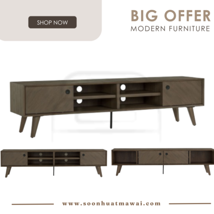 TORRELL 2.0M TV CABINET 1804 (HINLIM)