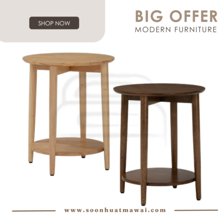 OLUNA DIA500 ROUND SIDE TABLE 102 (SOLID) (HINLIM)
